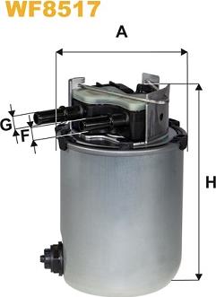 WIX Filters WF8517 - Degvielas filtrs autodraugiem.lv