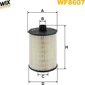 WIX Filters WF8607 - Degvielas filtrs autodraugiem.lv