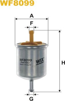 WIX Filters WF8099 - Degvielas filtrs autodraugiem.lv