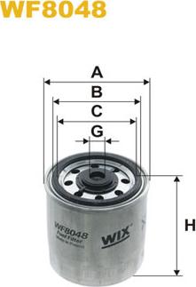 WIX Filters WF8048 - Degvielas filtrs autodraugiem.lv