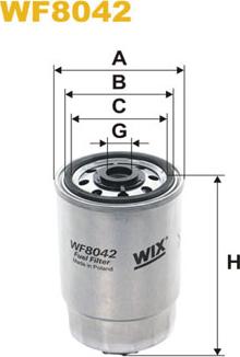 WIX Filters WF8042 - Degvielas filtrs autodraugiem.lv