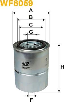 WIX Filters WF8059 - Degvielas filtrs autodraugiem.lv