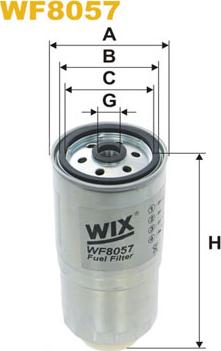 WIX Filters WF8057 - Degvielas filtrs autodraugiem.lv