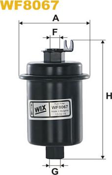 WIX Filters WF8067 - Degvielas filtrs autodraugiem.lv