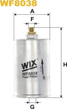 WIX Filters WF8038 - Degvielas filtrs autodraugiem.lv