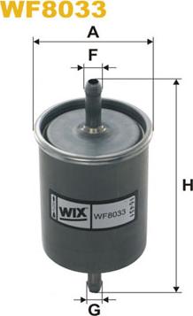 WIX Filters WF8033 - Degvielas filtrs autodraugiem.lv