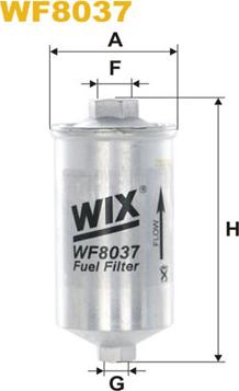 WIX Filters WF8037 - Degvielas filtrs autodraugiem.lv