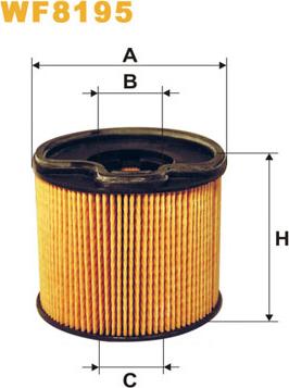 WIX Filters WF8195 - Degvielas filtrs autodraugiem.lv