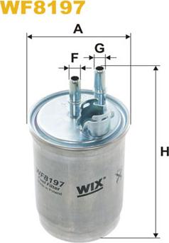 WIX Filters WF8197 - Degvielas filtrs autodraugiem.lv