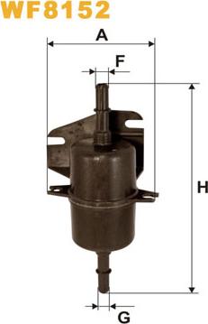 WIX Filters WF8152 - Degvielas filtrs autodraugiem.lv