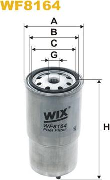 WIX Filters WF8164 - Degvielas filtrs autodraugiem.lv