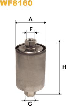 WIX Filters WF8160 - Degvielas filtrs autodraugiem.lv