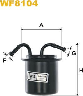 WIX Filters WF8104 - Degvielas filtrs autodraugiem.lv