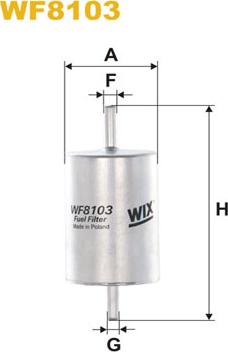WIX Filters WF8103 - Degvielas filtrs autodraugiem.lv
