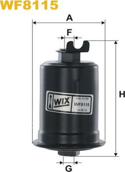 WIX Filters WF8115 - Degvielas filtrs autodraugiem.lv