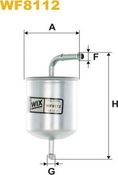 WIX Filters WF8112 - Degvielas filtrs autodraugiem.lv