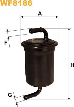 WIX Filters WF8186 - Degvielas filtrs autodraugiem.lv