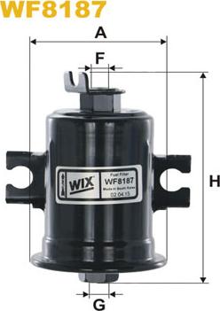 WIX Filters WF8187 - Degvielas filtrs autodraugiem.lv