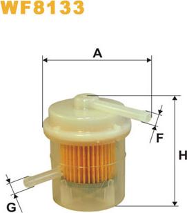 WIX Filters WF8133 - Degvielas filtrs autodraugiem.lv