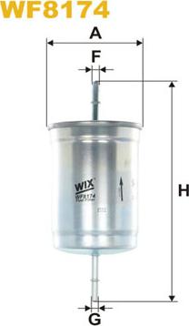 WIX Filters WF8174 - Degvielas filtrs autodraugiem.lv