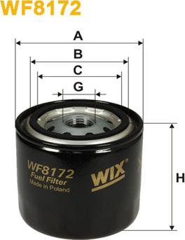 WIX Filters WF8172 - Degvielas filtrs autodraugiem.lv