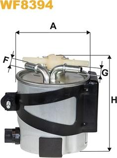 WIX Filters WF8394 - Degvielas filtrs autodraugiem.lv