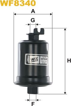 WIX Filters WF8340 - Degvielas filtrs autodraugiem.lv