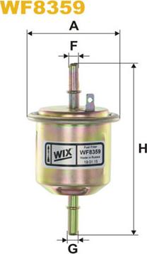 WIX Filters WF8359 - Degvielas filtrs autodraugiem.lv