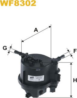 WIX Filters WF8302 - Degvielas filtrs autodraugiem.lv