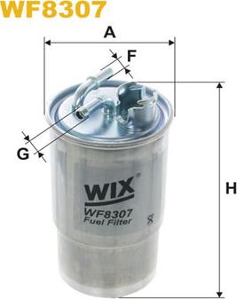 WIX Filters WF8307 - Degvielas filtrs autodraugiem.lv