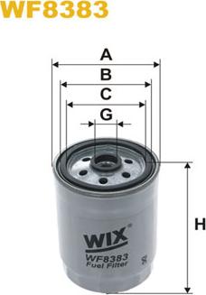 WIX Filters WF8383 - Degvielas filtrs autodraugiem.lv