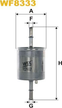 WIX Filters WF8333 - Degvielas filtrs autodraugiem.lv