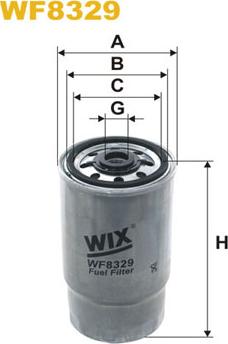 WIX Filters WF8329 - Degvielas filtrs autodraugiem.lv