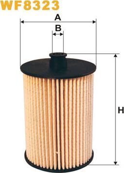 WIX Filters WF8323 - Degvielas filtrs autodraugiem.lv