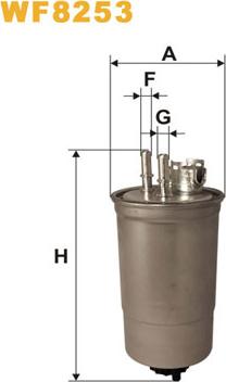 WIX Filters WF8253 - Degvielas filtrs autodraugiem.lv