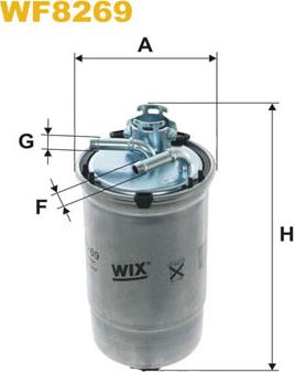 WIX Filters WF8269 - Degvielas filtrs autodraugiem.lv