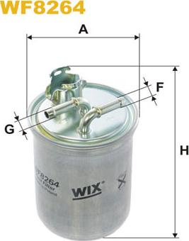 WIX Filters WF8264 - Degvielas filtrs autodraugiem.lv