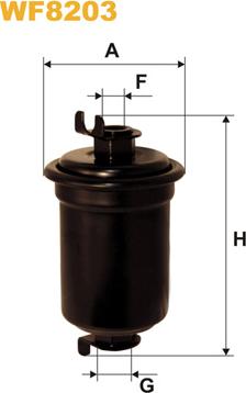 WIX Filters WF8203 - Degvielas filtrs autodraugiem.lv