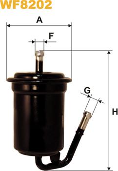 WIX Filters WF8202 - Degvielas filtrs autodraugiem.lv