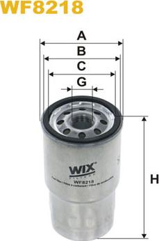 WIX Filters WF8218 - Degvielas filtrs autodraugiem.lv