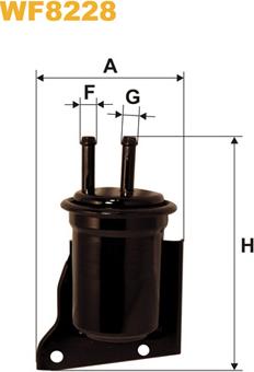 WIX Filters WF8228 - Degvielas filtrs autodraugiem.lv