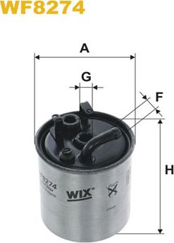 WIX Filters WF8274 - Degvielas filtrs autodraugiem.lv