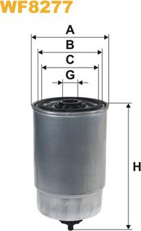 WIX Filters WF8277 - Degvielas filtrs autodraugiem.lv