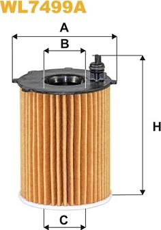 WIX Filters WL7499A - Eļļas filtrs autodraugiem.lv