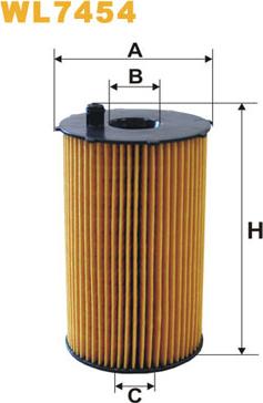 WIX Filters WL7454 - Eļļas filtrs autodraugiem.lv