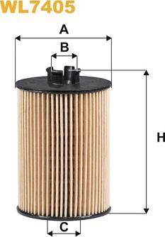 WIX Filters WL7405 - Eļļas filtrs autodraugiem.lv