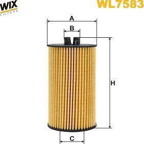 WIX Filters WL7583 - Eļļas filtrs autodraugiem.lv