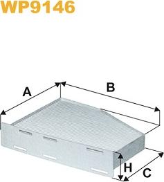 WIX Filters WP9146 - Filtrs, Salona telpas gaiss autodraugiem.lv