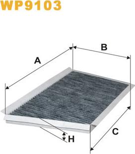 WIX Filters WP9103 - Filtrs, Salona telpas gaiss autodraugiem.lv