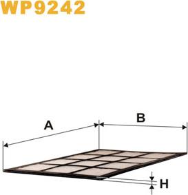 WIX Filters WP9242 - Filtrs, Salona telpas gaiss autodraugiem.lv